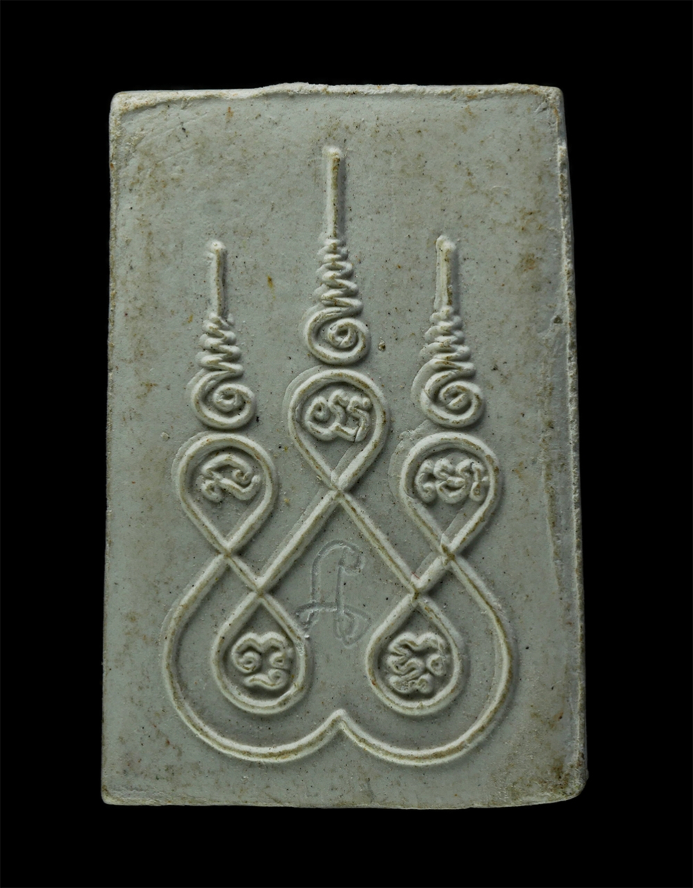 พระผงกล่องขาว17 (106)p.jpg - พระสมเด็จ หลังยันต์ 5 มีจารยันต์ เนื้อผง ไม่ทราบที่ | https://kamulet.in.th